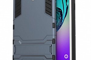 Pevný zadní kryt pro Samsung J7-2017 se stojánkem PZK6 Barva: Černá