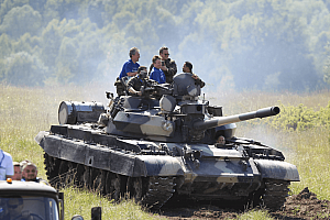 Jízda tankem T-55 nebo T-72