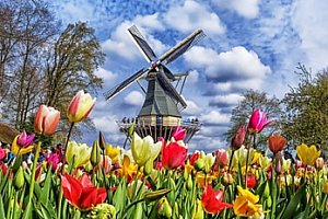 Výlet do největšího květinového parku Keukenhof a Amsterdamu
