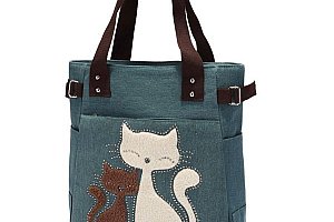 Módní kabelka s kočičkami - 3 barvy a poštovné ZDARMA!