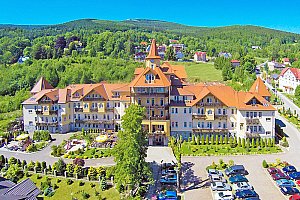 Jizerské hory z polské strany v hotelu s polopenzí, neomezeným wellness a fitness – také varianty s procedurami v ceně