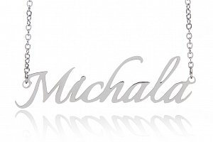 Fashion Icon Ocelový přívěsek jméno Michala