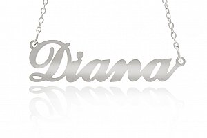 Fashion Icon Ocelový přívěsek jméno Diana