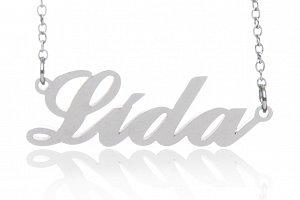 Fashion Icon Ocelový přívěsek jméno Lída