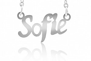 Fashion Icon Ocelový přívěsek jméno Sofie