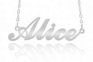 Fashion Icon Ocelový přívěsek jméno Alice