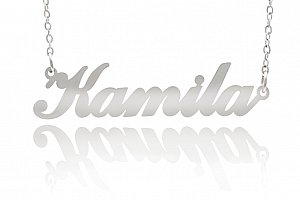 Fashion Icon Ocelový přívěsek jméno Kamila