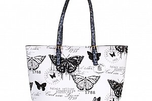 Fashion Icon Dámská kabelka velká Butterfly s motýlky