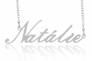 Fashion Icon Ocelový přívěsek jméno Natálie