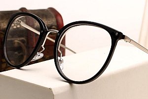 Kulaté retro brýle s průhlednými skly a poštovné ZDARMA!