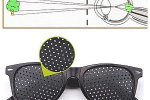 Dírkované brýle pro posílení zraku a relaxaci očí a poštovné ZDARMA s dodáním do 2 dnů!