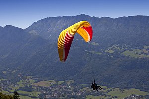 Tandem paragliding: Termický let