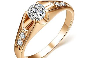 Dámský zásnubní prsten s krystalem a poštovné ZDARMA!