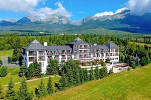 Vysoké Tatry s výhledem na hory: Hotel Hubert **** s neomezeným wellness a procedurami + dítě zdarma